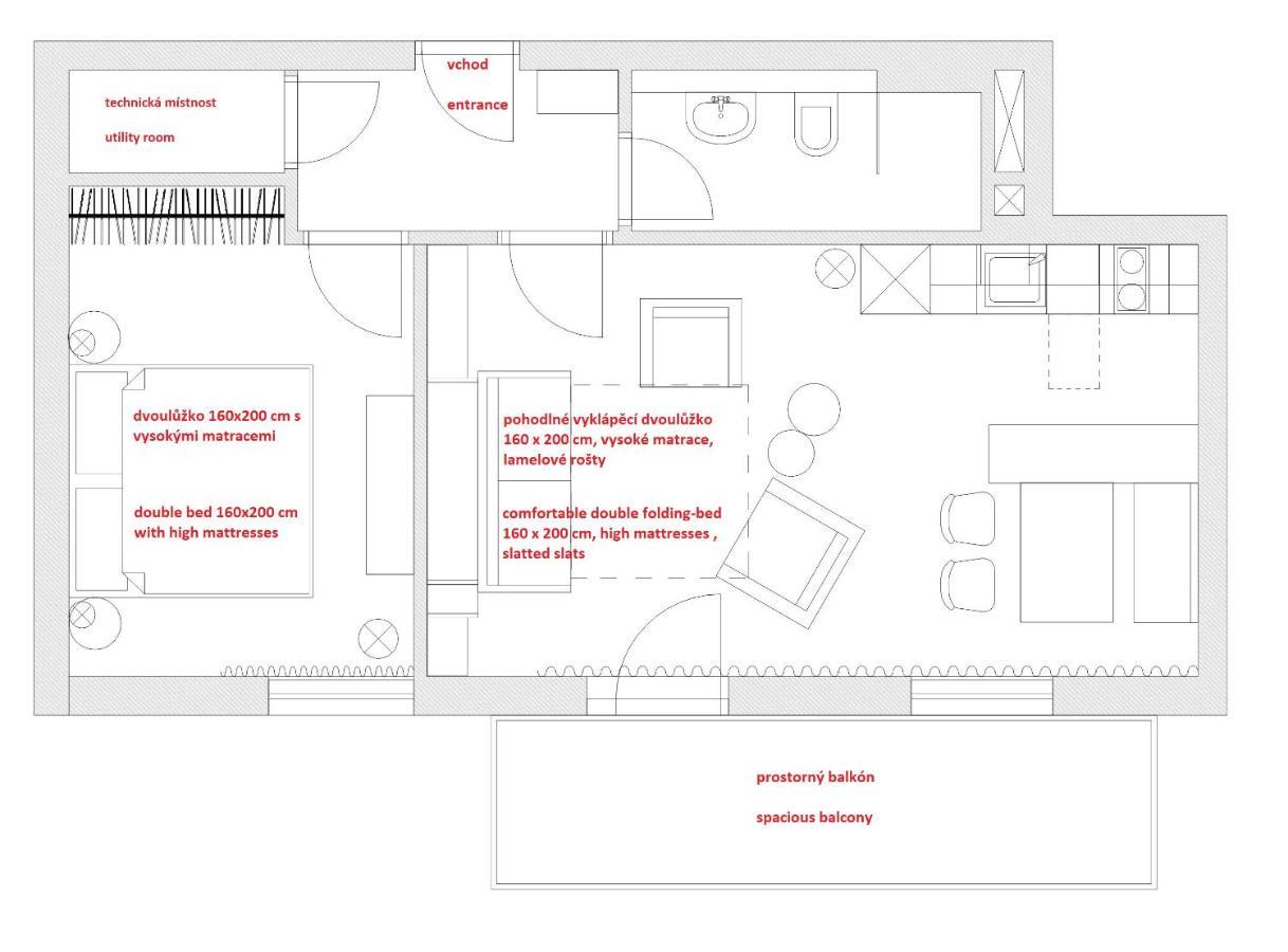 Apartman Plesivec U Sjezdovky Abertamy Esterno foto